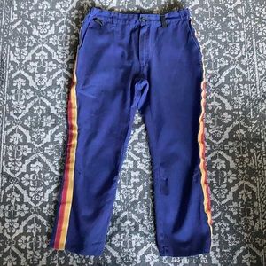 commes des garcons x good design shop molinel striped work pants size.M EU(44)